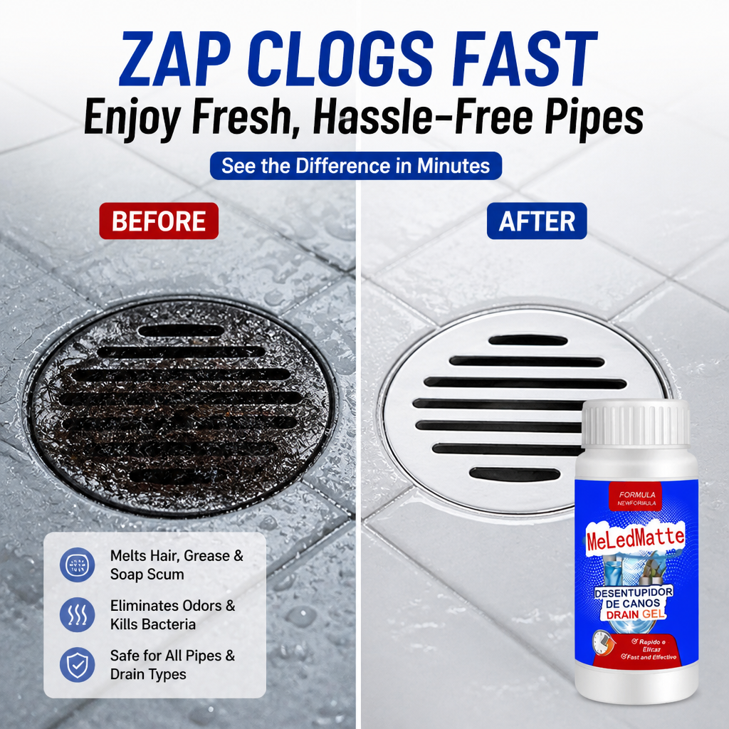 DrainGenius™ — Zap Clogs Fast and Enjoy Fresh, Hassle-Free Pipes Every Time