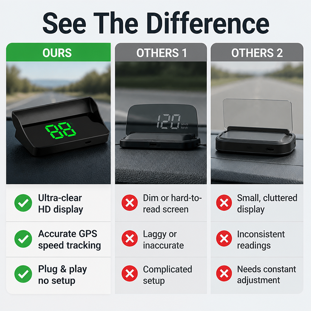 VelocityVue™ — See Every Speed Instantly and Drive with Unshakable Confidence