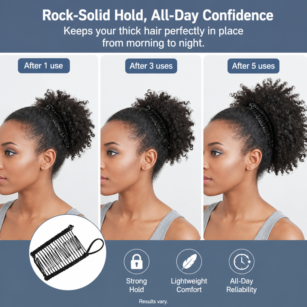 TitanHold™ — Rock-Solid Grip for Thick Hair That Feels Effortless All Day