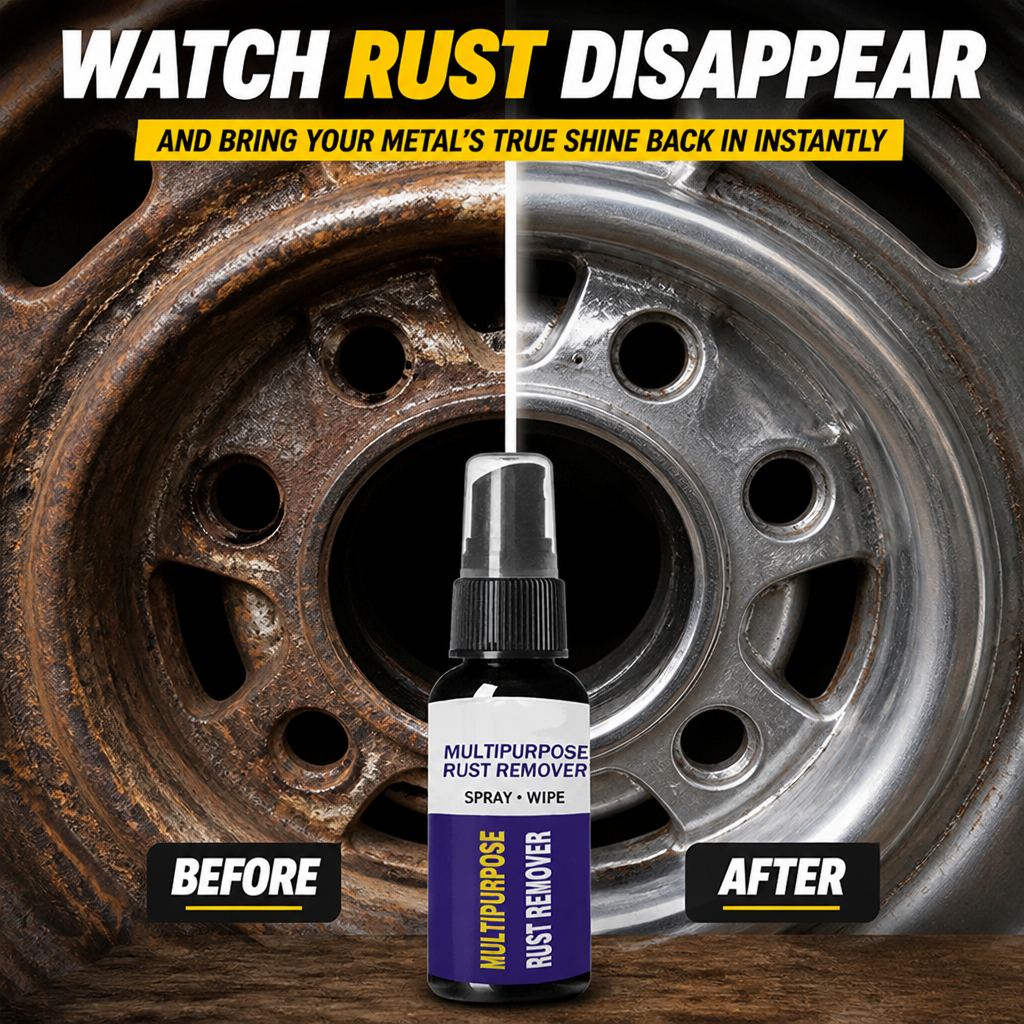 RevitaShine™ — Watch Rust Disappear and Bring Your Metal’s True Shine Back Instantly