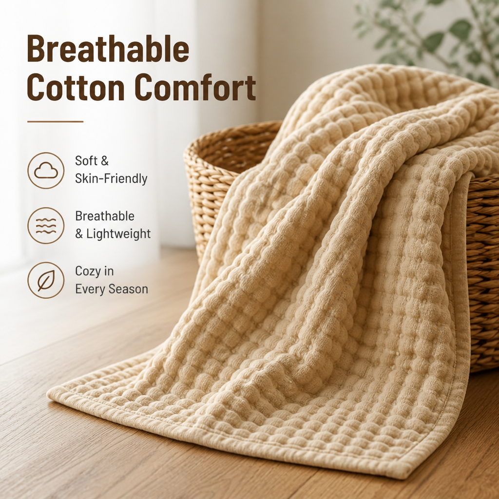 Arlynva™ Blanket — Feel Weightless Comfort That Keeps You Perfectly Cozy All Year