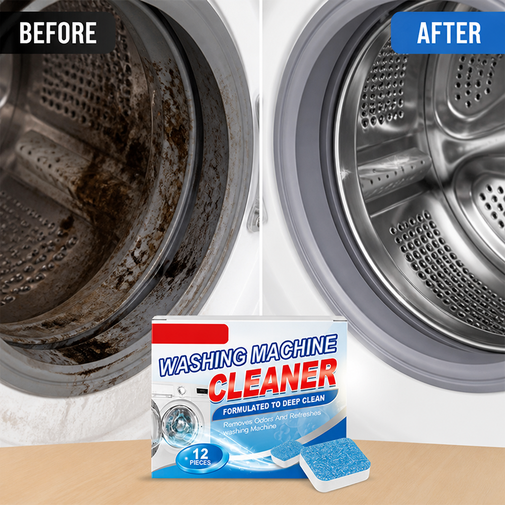 PurifiTab™ — Finally, a Washing Machine That Smells Fresh and Runs Like New Every Time