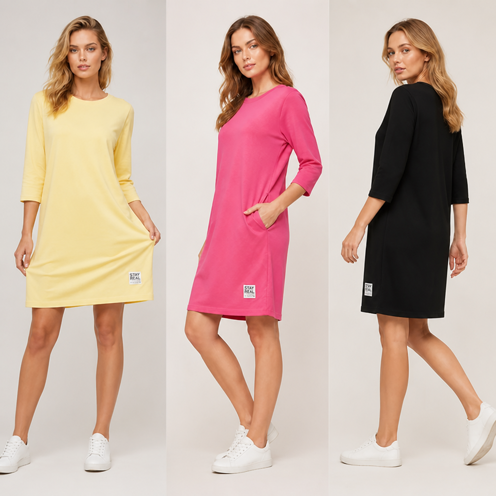 VioraFlow™ Loose T-Shirt Dress — Experience Freedom and Flawless Comfort All Day Long