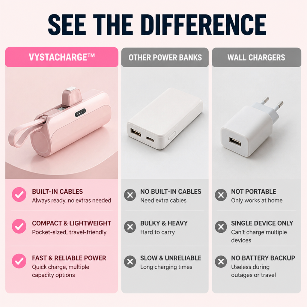 VystaCharge™ — Power On Demand, Freedom in Your Pocket