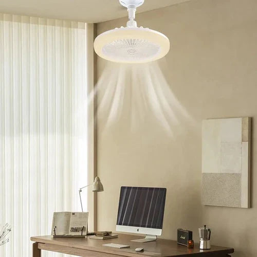 Modern Ceiling Fan with LED Light – Quiet Home Cooling for Living Room & Bedroom
