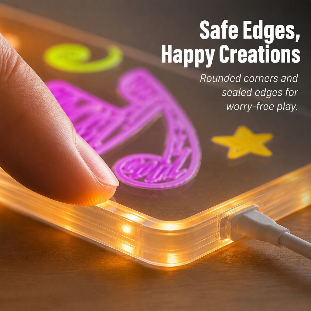 LumiSketch™ — Ignite Your Child’s Imagination with Mess-Free, Glowing Creativity