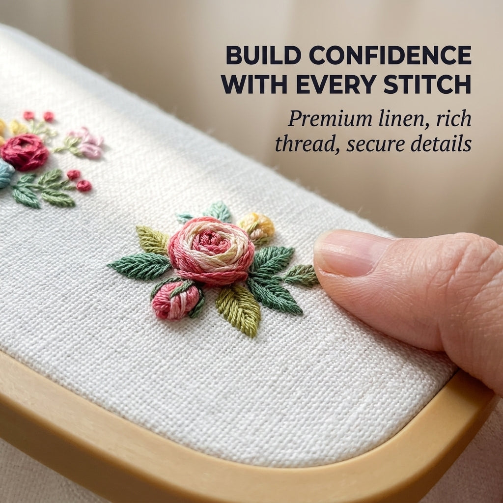 FloraCraft™ — Stitch Gallery-Worthy Florals You Actually Finish, Even as a Total Beginner