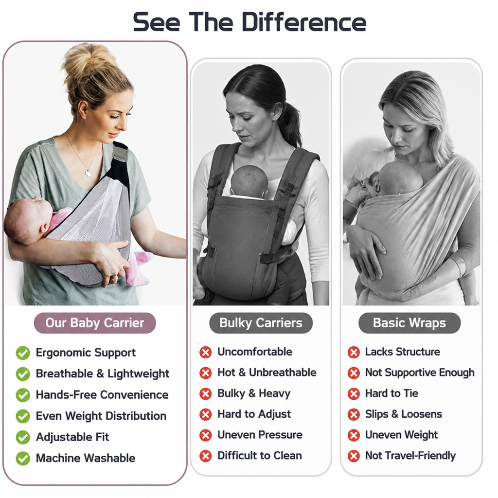 LumaNest™ Sling — Carry Longer, Feel Lighter, Bond Deeper
