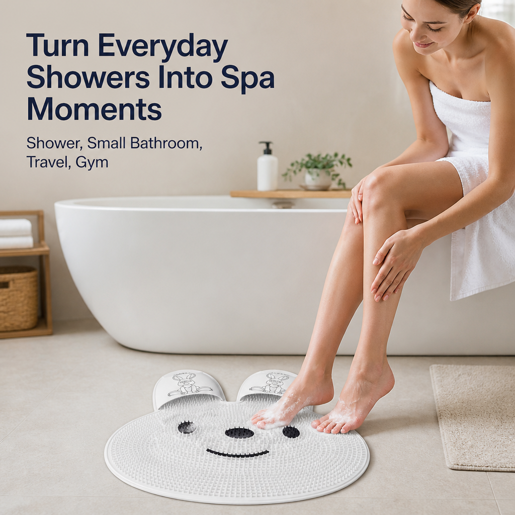 BunnyBounce™ — Transform Your Shower into a Luxurious Foot Renewal Escape