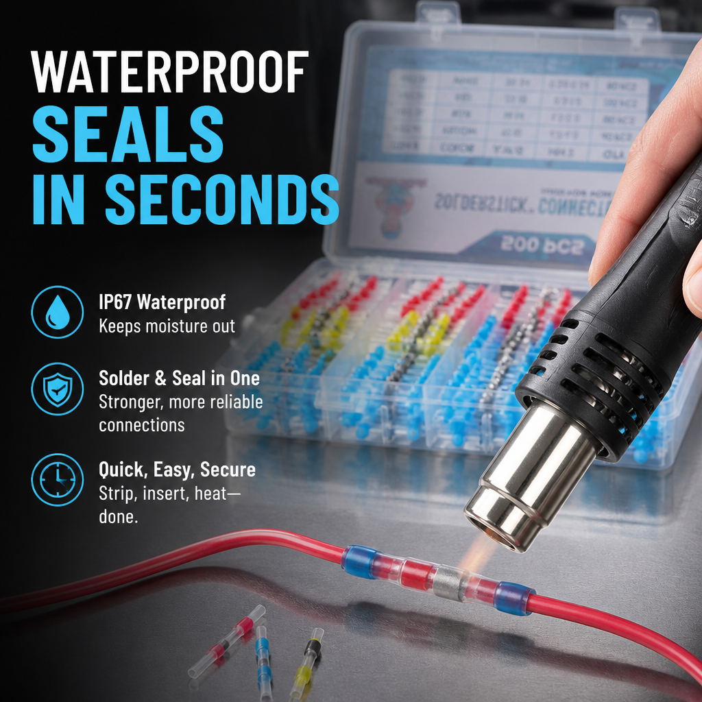 AquaSealPro™ — Make Every Wire Connection Bulletproof and Totally Stress-Free