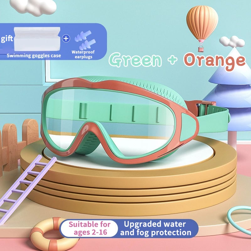 Kids' HD Swim Goggles – UV Protection and Anti-Fog Feature