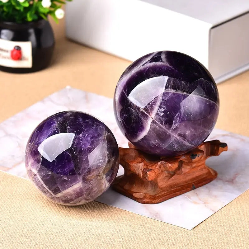 Amethyst Sphere - Adds Pure Elegance and Visible Emotions to Your Space