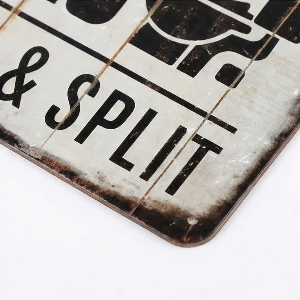Bathroom Clarity and Fun Sign – No More Waiting Times!