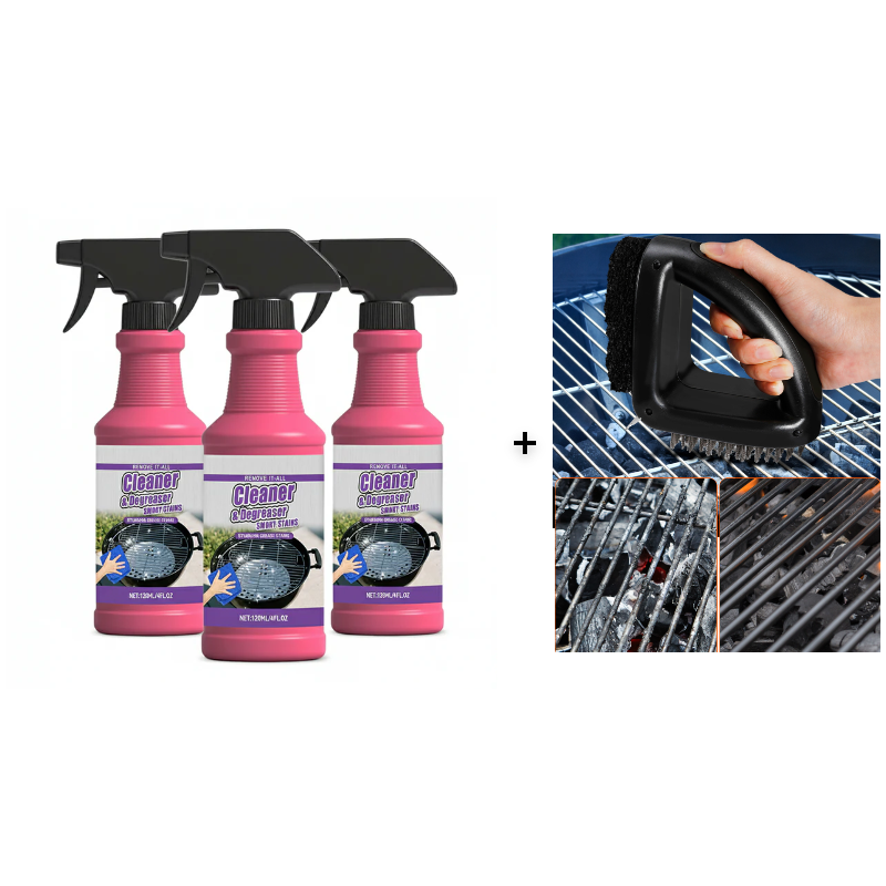 BlazeBright™ — Melt Away Grease Fast for a Grill That Shines with Pride