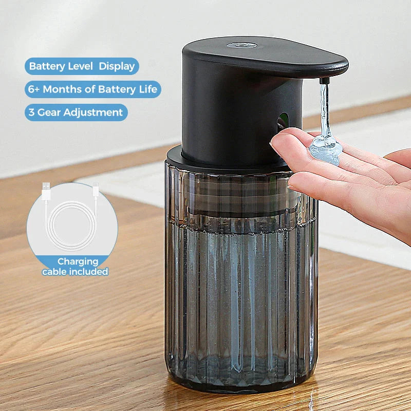Automatic Soap Dispenser | Touchless Sensor Dispensing | Rechargeable and Refillable | HygiaFlow