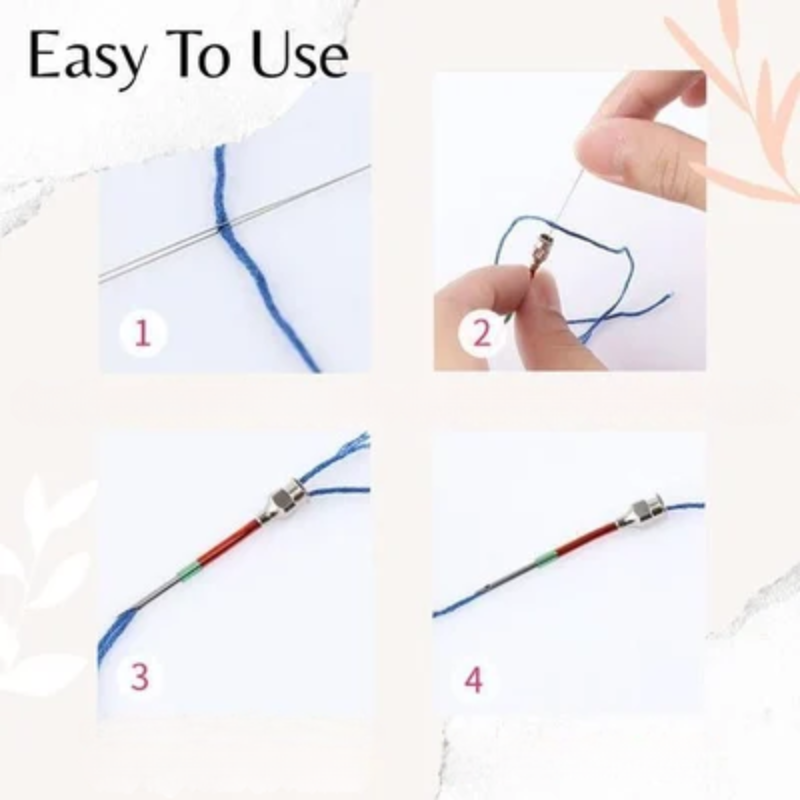 StitchAura™ Embroidery Needle Set — Craft Flawless Stitches That Bring Your Art to Life