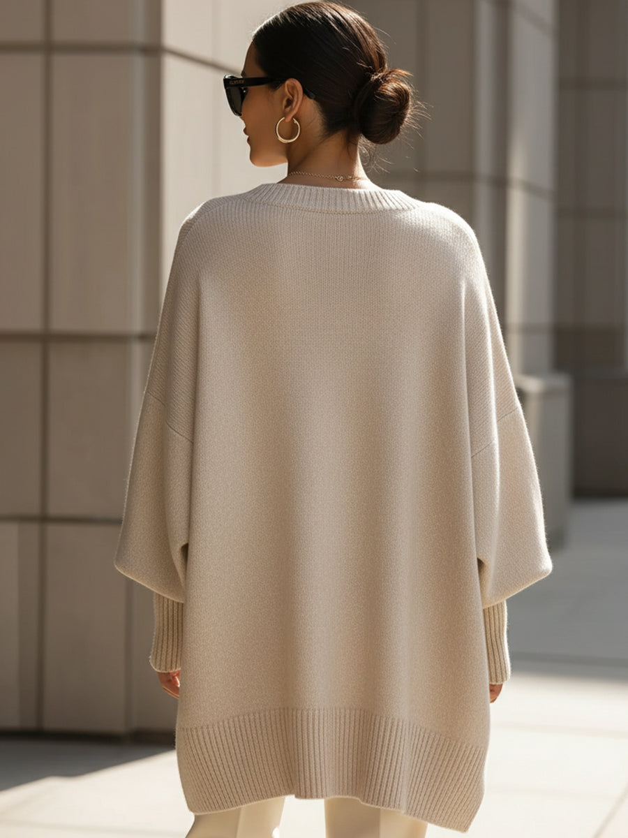 Artisora™ Sweep Sweater — Wrap Yourself in Soft, Flattering Warmth That Moves With You