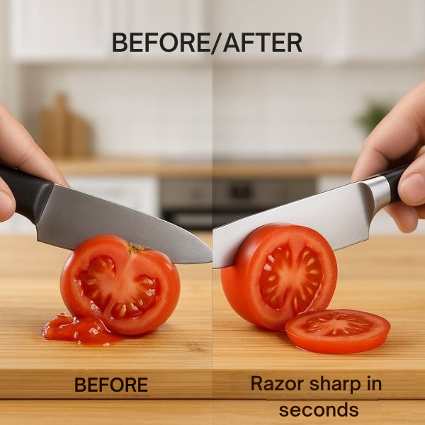 Knife Sharpening | Rolling Edge Sharpener | Quick & Accurate Sharpening | Blade Power