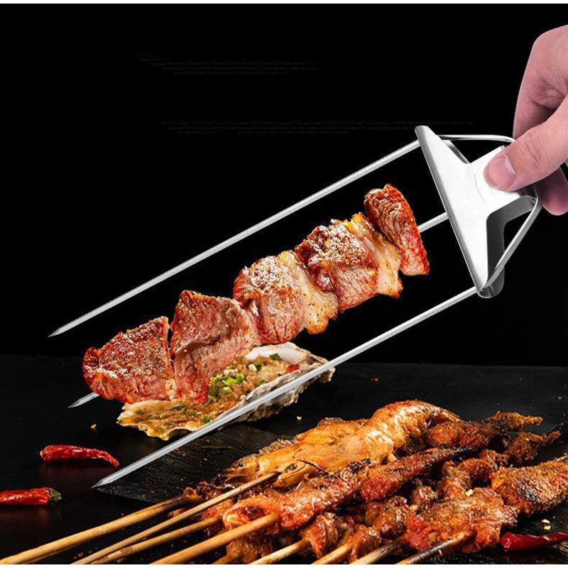 BlazeCraft™ Pro Skewers — Effortless Grill Mastery for Juicy, Perfectly Seared BBQ Every Time