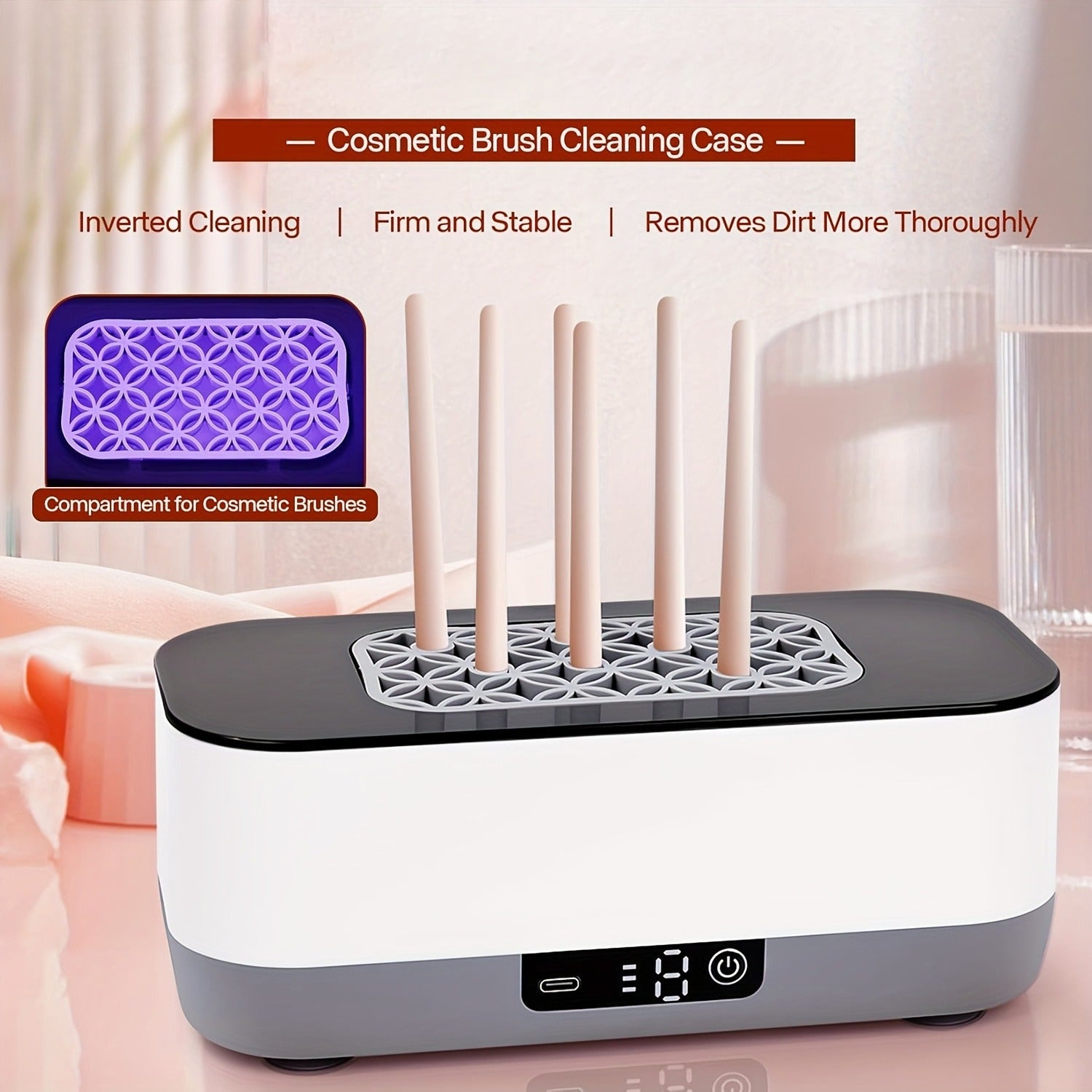 360° Ultrasonic Cleaner for Jewelry and Dental Prosthetics