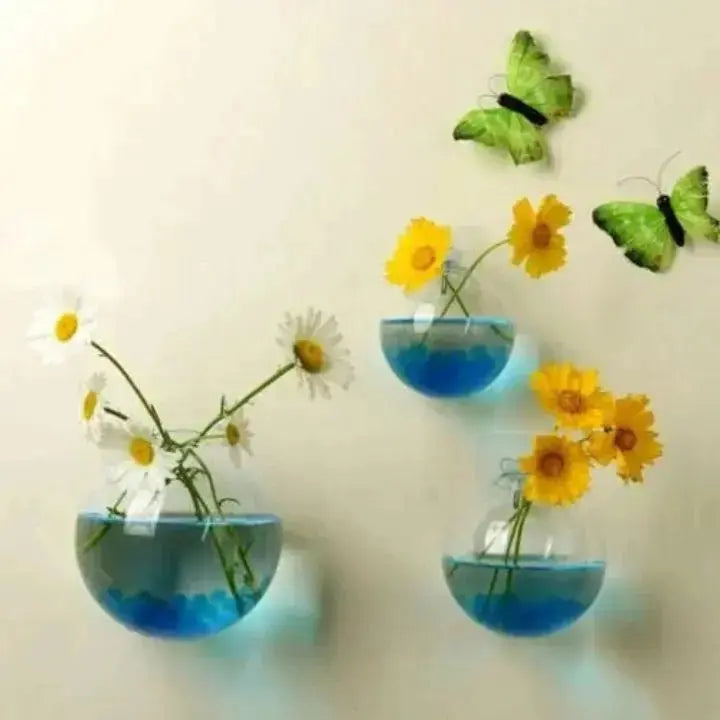 ClearView Glass Wall Planter™ — Elevate Your Space with Effortless Freshness and Modern Calm