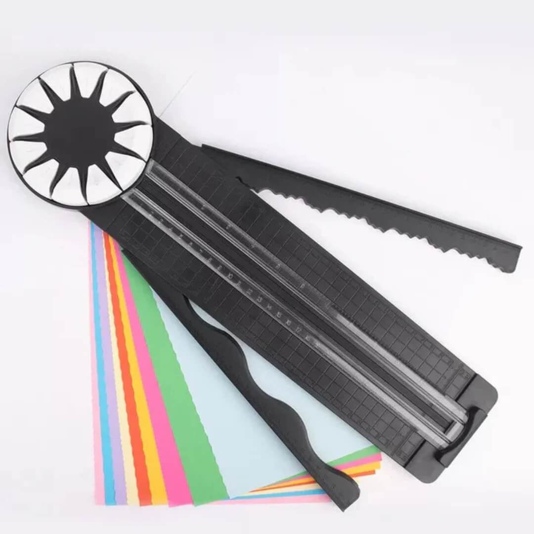 SlicePro™ 12-in-1 Paper Cutter — Master Every Cut with Perfect Precision and Creative Freedom