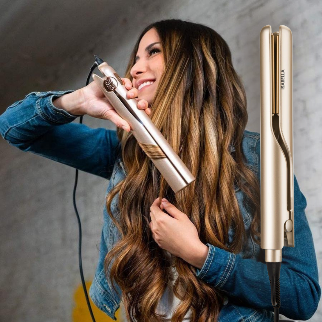 LustraWave Hair Styling Tool – Stunning Look with Visible Protection