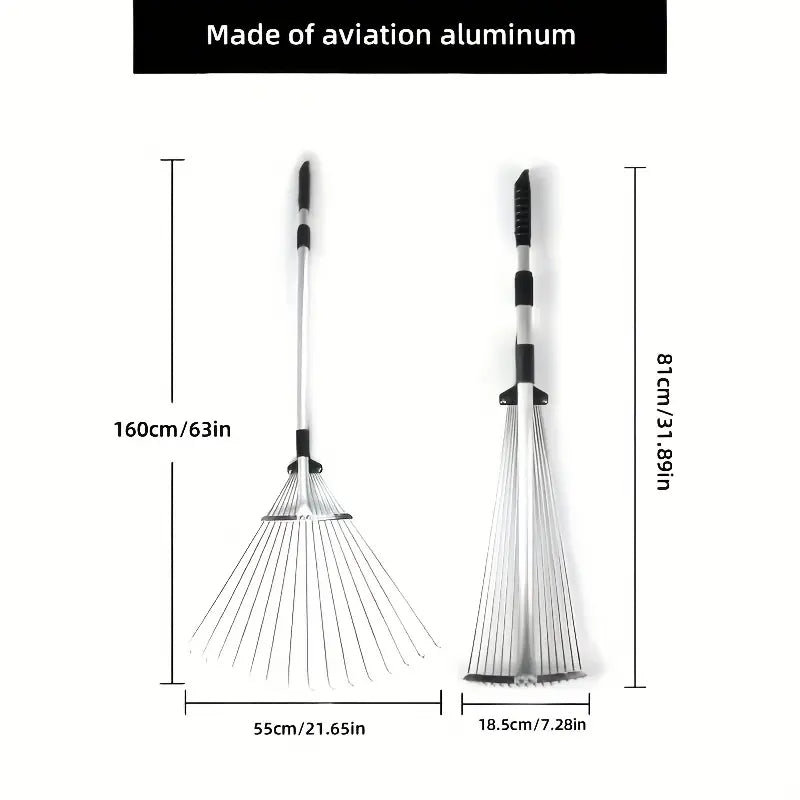 Telescopic Garden Rake – Enjoy Gardening Without Back Pain and Stress