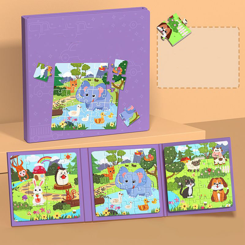 Magnetic Puzzle Book for Kids – Instant Favorite!