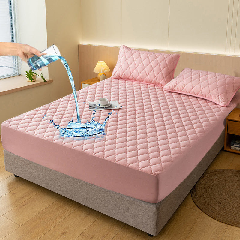 FortiRest™ Bedding Set — Sleep Soundly with Plush, Waterproof Protection That Never Shifts