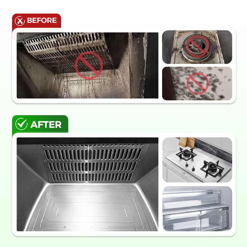 Grease Remover | No Residue | Fast Spray and Wipe | ShineEase