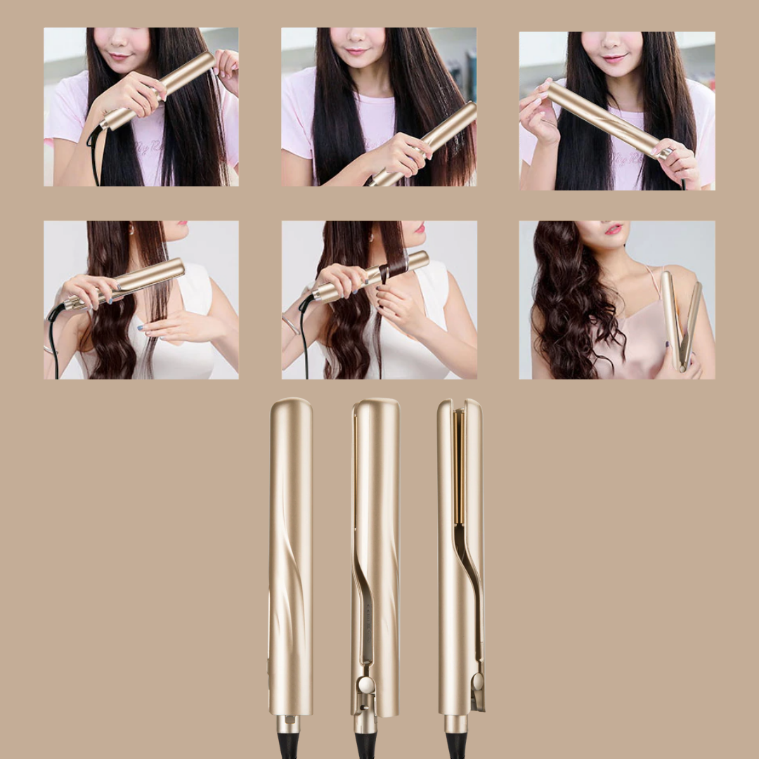 LustraWave Hair Styling Tool – Stunning Look with Visible Protection