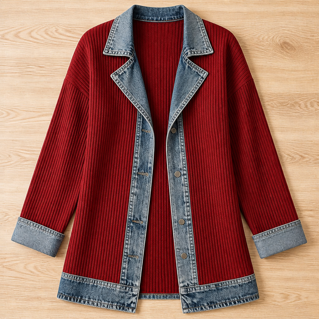 Zephyra™ Knit Denim Jacket — Move Freely, Feel Effortlessly Stylish All Day