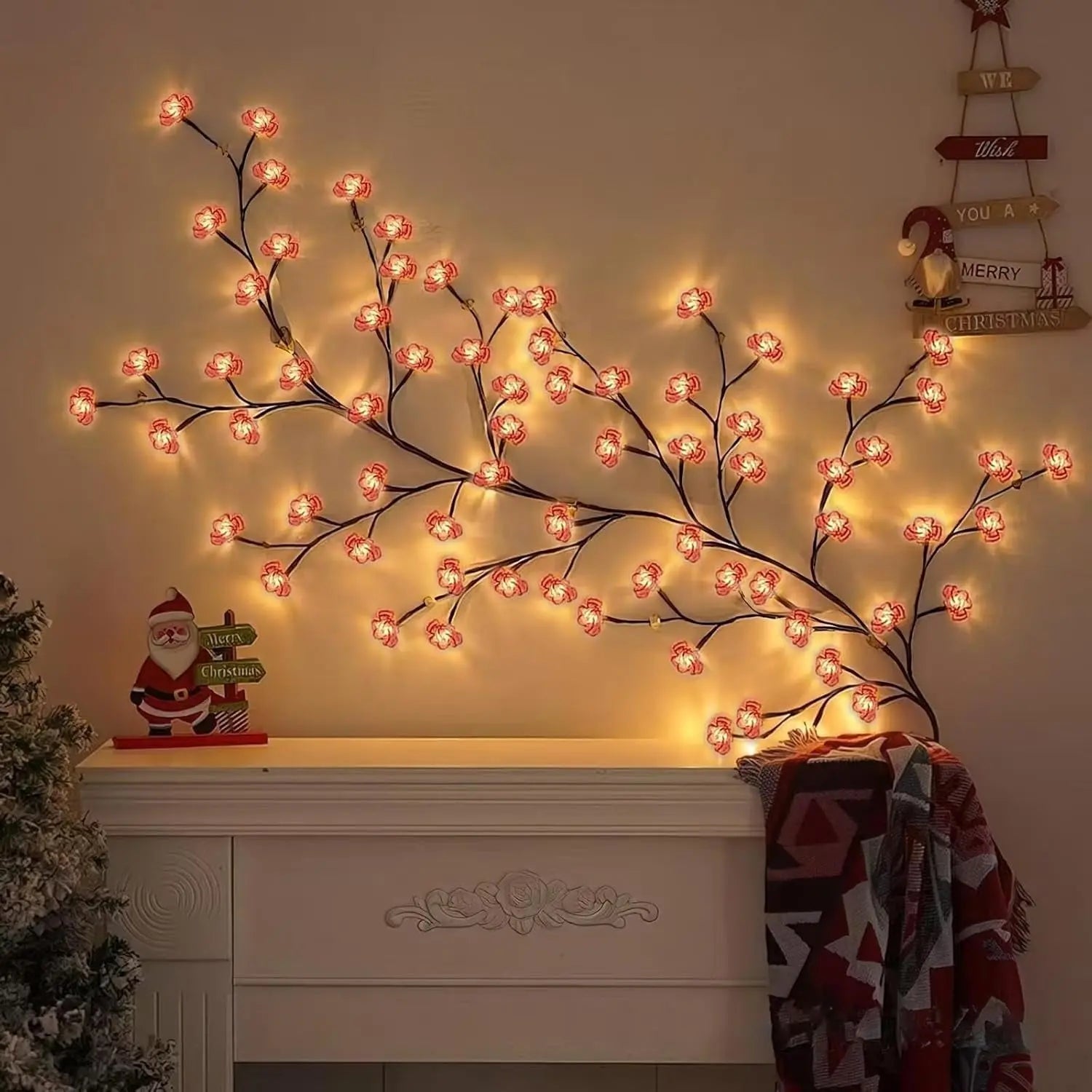 Cherry Blossom Wall Light — Instantly Beautiful, Serene Room Ambiance