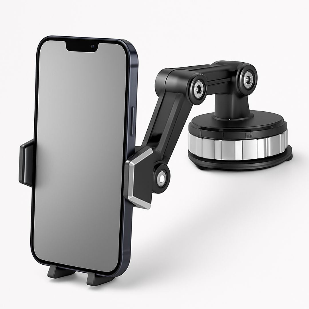 Phone Mount | Smartphone Holder with Suction Cup & 360° Swivel | LuxGrip