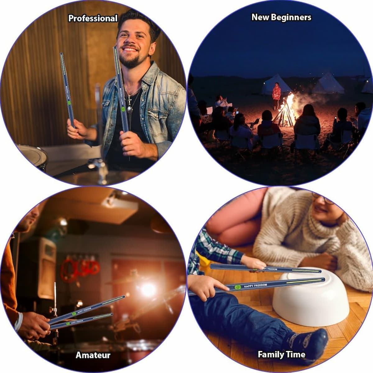 Silent Drum Experience Anywhere - Unleash Real Drumming Feel