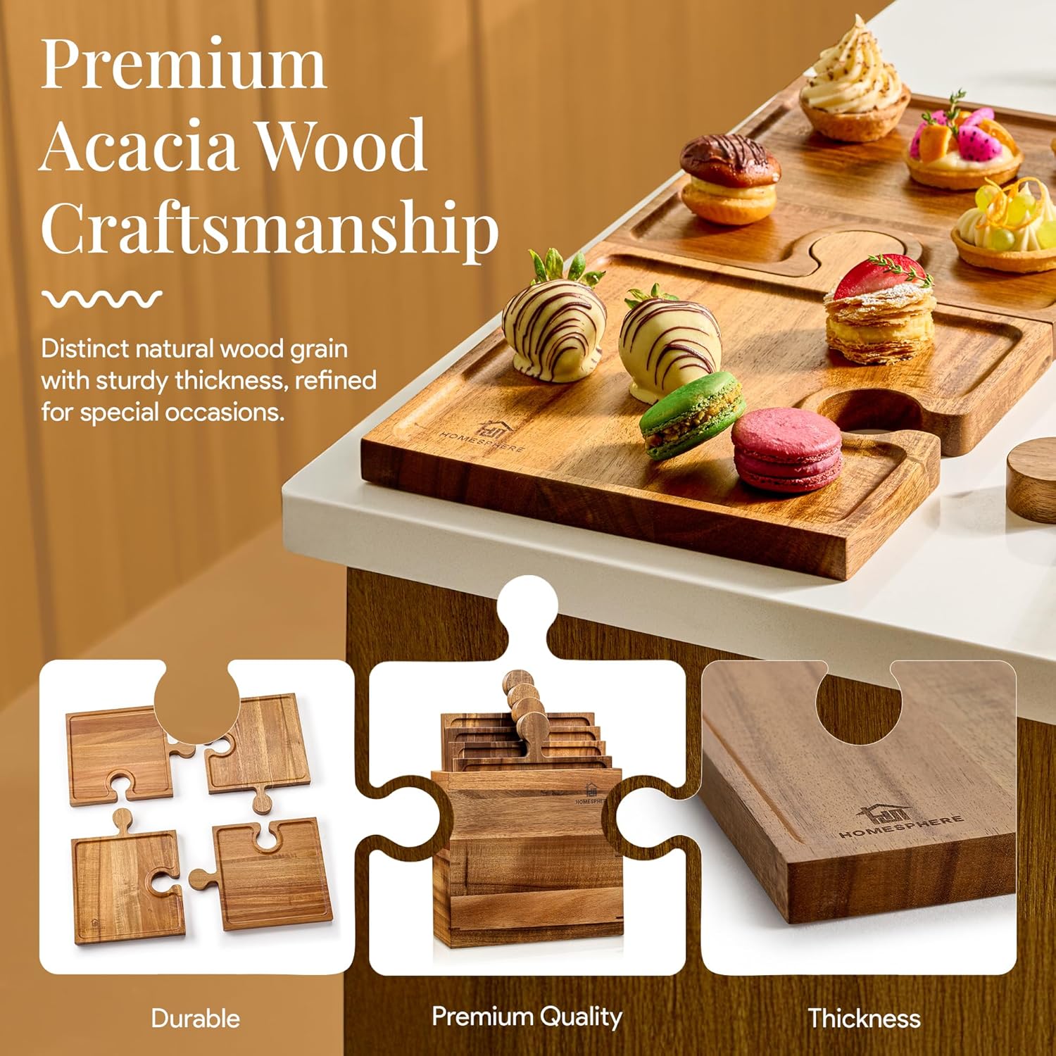 Puzzle Serving Tray – Connects Guests for Stylish and Memorable Moments