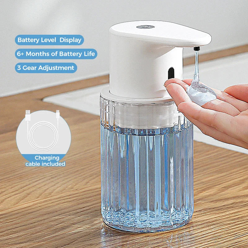 Automatic Soap Dispenser | Touchless Sensor Dispensing | Rechargeable and Refillable | HygiaFlow