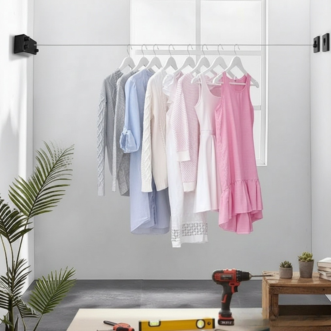 Expandable Clothesline for Space-Saving Drying