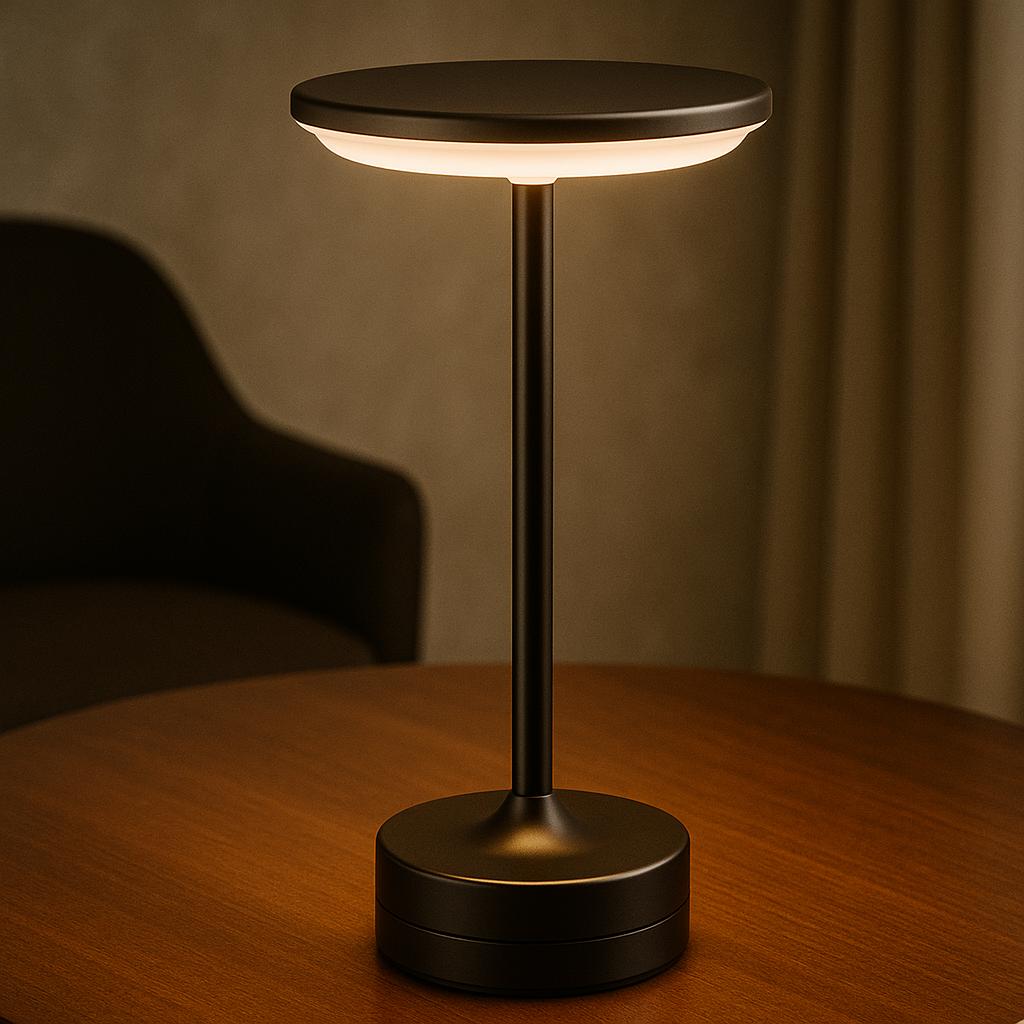 USB Rechargeable LED Desk Lamp Featuring 3 Color Temperature Settings