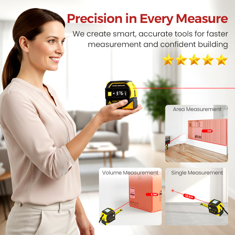Reliable Precision and Fast Measurements for Stress-Free Work on Any Construction Site
