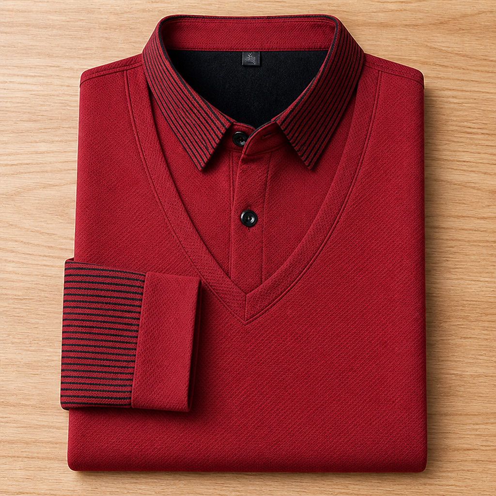 Striped Collar 2-Piece Set™ — Wrap Yourself in Cozy Confidence and Instant Style