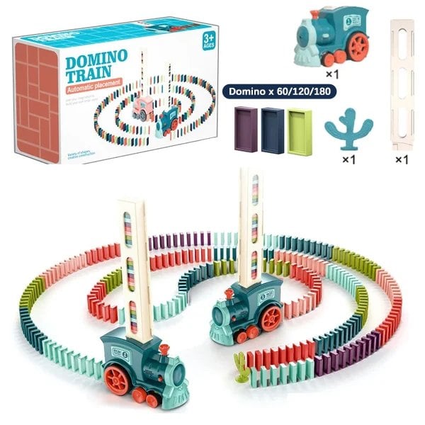 Electric Train for Endless Domino Fun