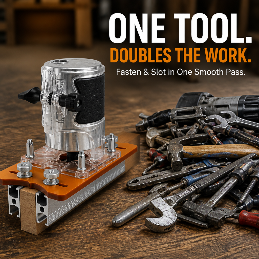 VersaCraft Duo™ — Double Your Woodworking Speed with Flawless Precision and Effortless Flow