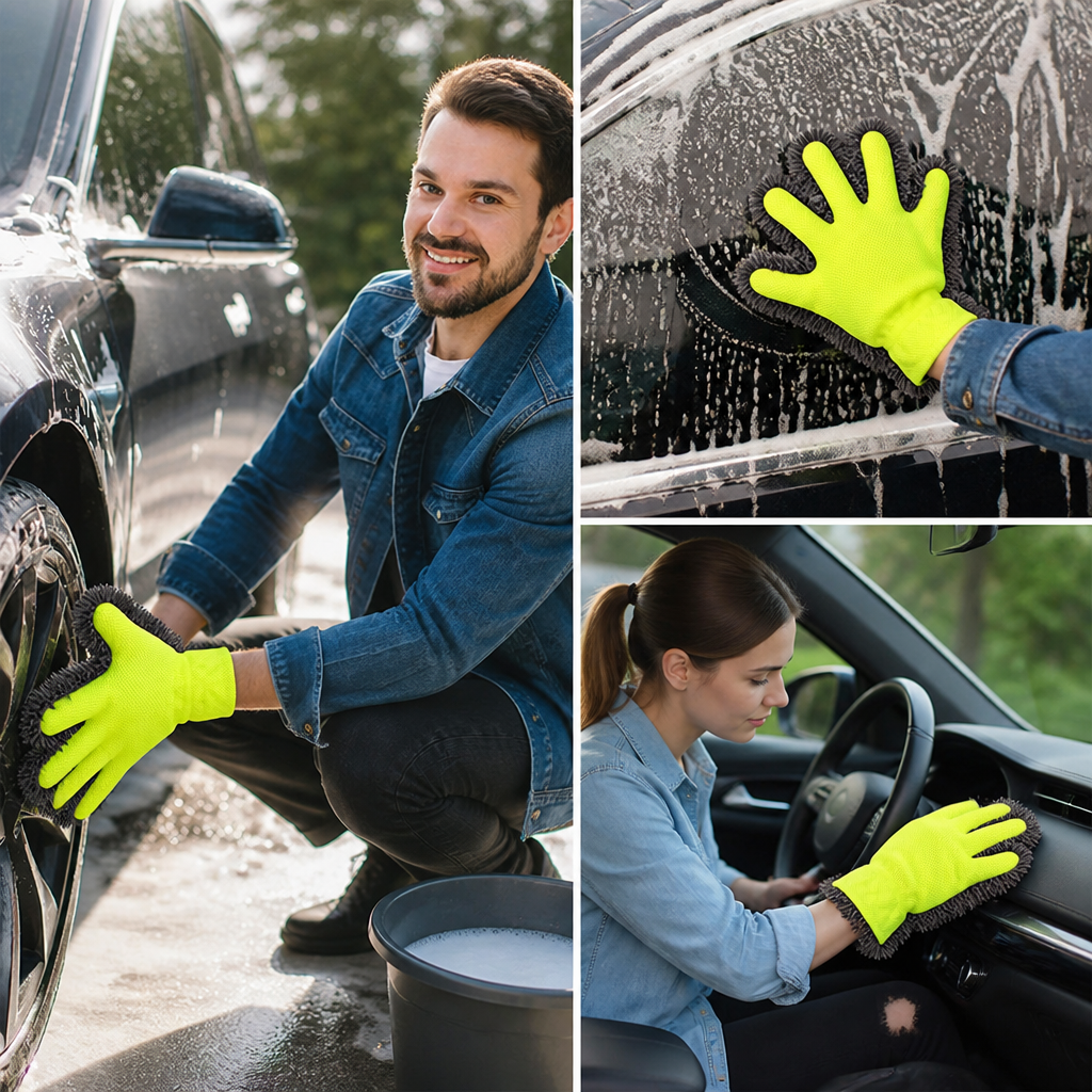 GlideClean™️ Gloves — Master Every Surface with Effortless Precision and Shine
