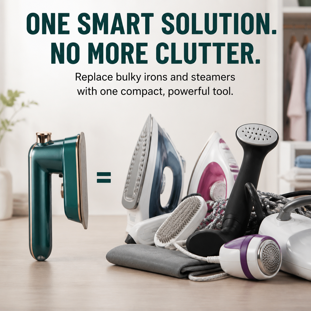 SwiftPress™ — Command Wrinkle-Free Confidence Wherever You Go