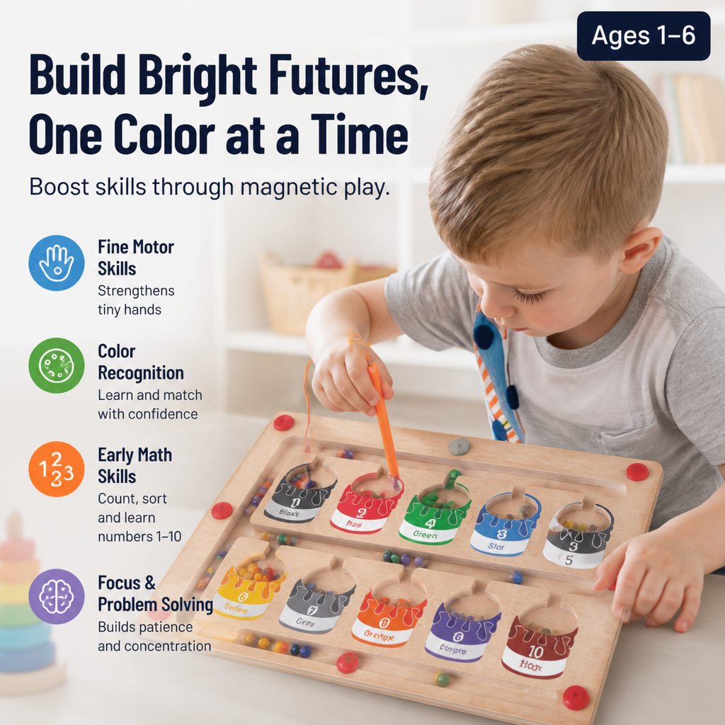 LuminoLoop™ — Ignite Your Toddler’s Confidence with Every Color and Number Mastered