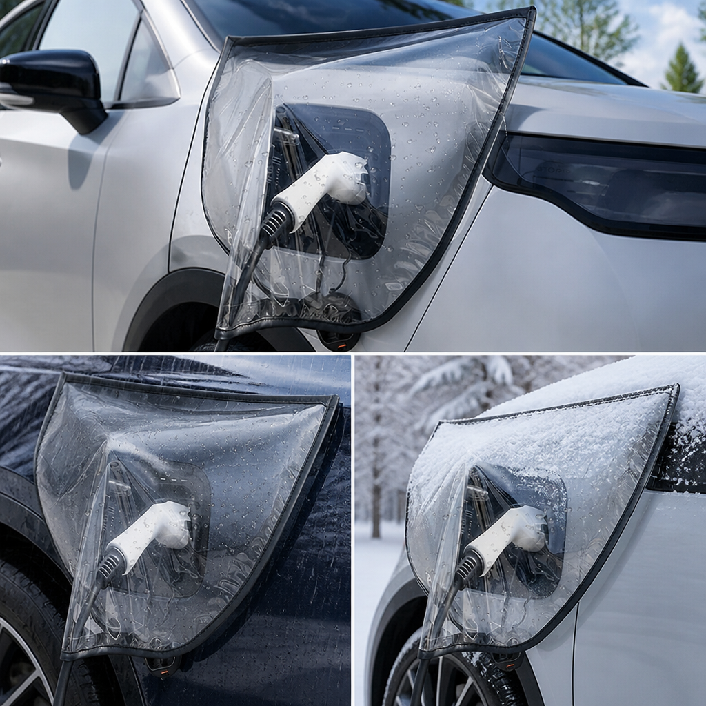 StormGuard™ — Snap-On Armor That Keeps Your EV Charger Flawless Rain or Shine