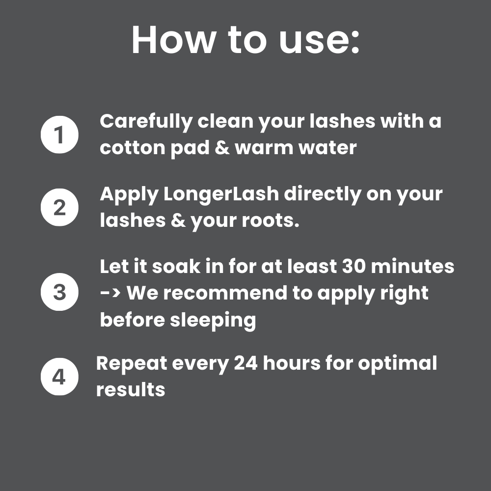 LongerLash | Serum for naturally longer and thicker eyelashes