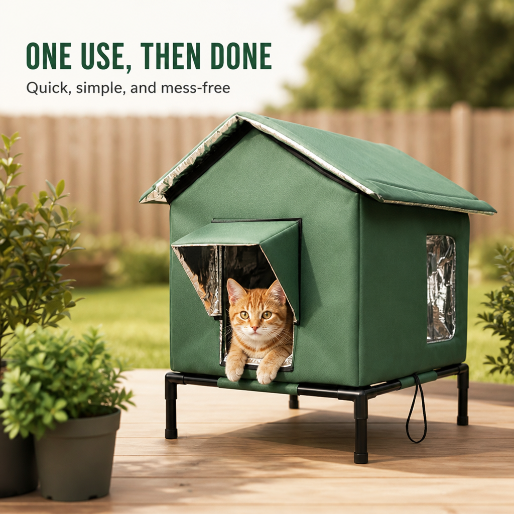 PurrShelter™ — Give Your Cat a Warm, Dry Sanctuary They’ll Choose Every Time